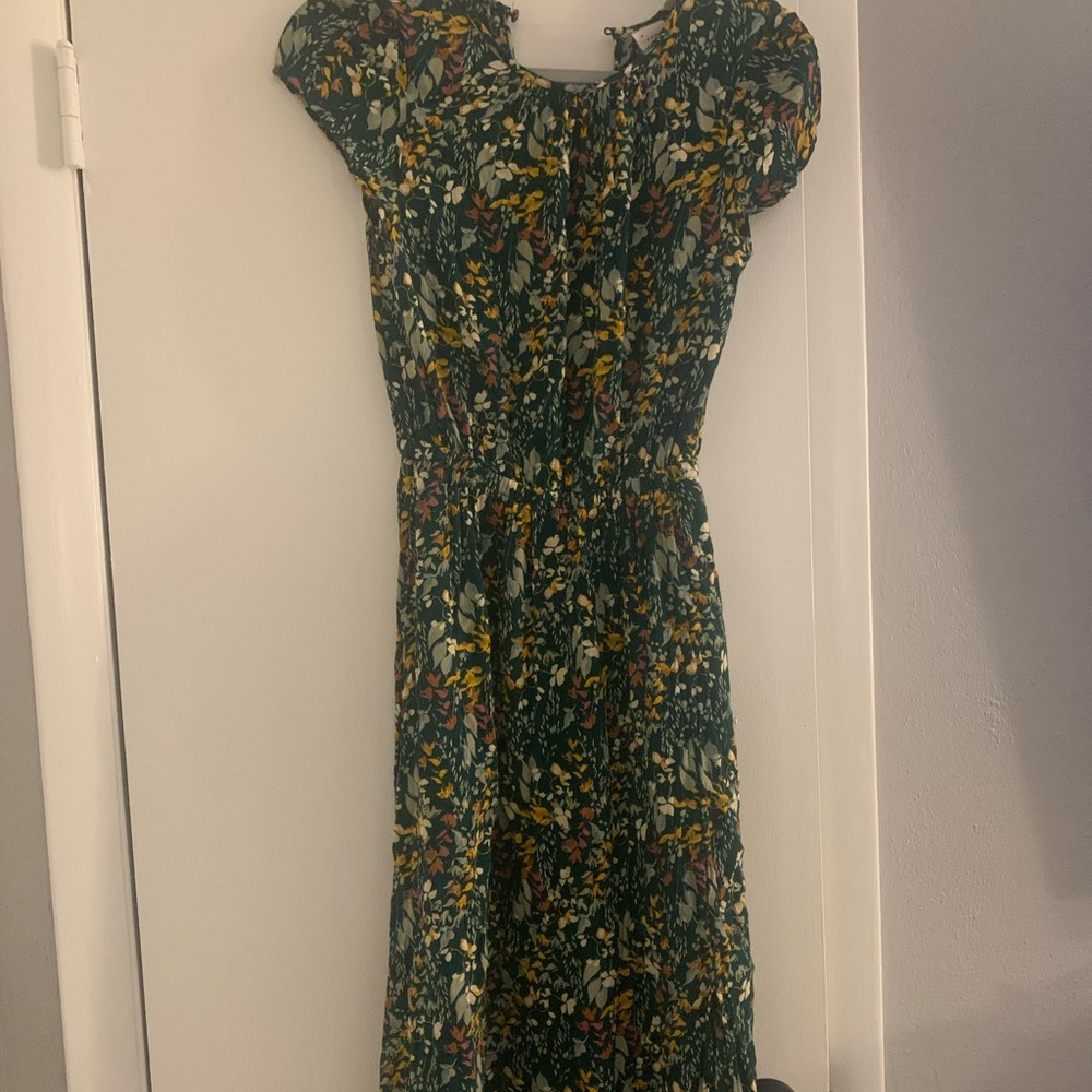 Midi length floral dress